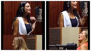 بالفيديو| يسرا تدرب درة على الغناء في كواليس "الست لما": "اتدلعي"