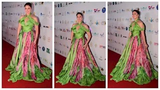 بفستان جرئ وساحر.. نيرمين الفقي تبرز إطلالتها من افتتاح مهرجان الغردقة