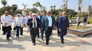 8 صور لحديقة الأزبكية ومنطقة المكتبات قبل افتتاحها