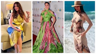 شورت وفستان جريء ونظارة شمس.. 20 صورة لـ نرمين الفقي في صيف 2025