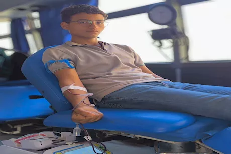 5500 متبرع بالدم خلال 4 أيام لدعم مرضى سرطان الدم