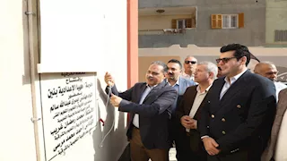 بالصور- محافظ الشرقية يفتتح مدرستين جديدتين بههيا وأبو كبير