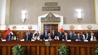 رئيس مجلس القضاء الأعلى يشهد حلف اليمين للقضاة المعينين من النيابة العامة | صور