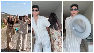 "رقص وشقاوة".. بالصور مينا مسعود وإميلي شاه في شهر العسل