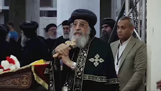 البابا تواضروس من أسيوط: الفرح الحقيقي دائم لا يقتصر على المناسبات (صور)