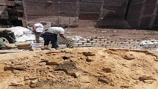 بالصور- إزالة 97 حالة تعد على أراضي الدولة بأسوان