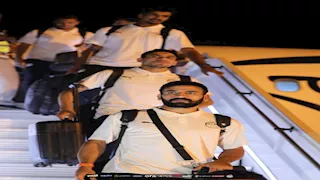 10 صور من وصول بعثة منتخب مصر إلى بوركينا فاسو