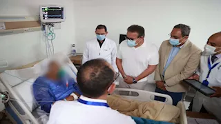 وزير الصحة يتفقد مستشفى نجع حمادي العام وأبو تشت ومشروع إنشاء مستشفى الرمد