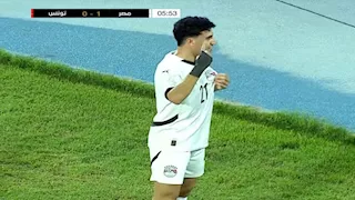 منتخب مصر الثاني يتقدم بثنائية على تونس في الشوط الأول (فيديو)
