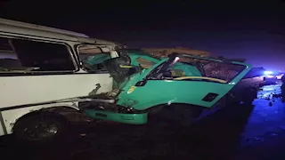   8 مصابين في تصادم سيارتي خضروات أعلى "شبرا بنها الحر"