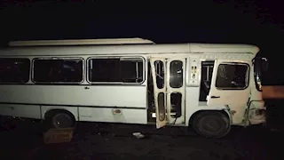 21 مصابًا في حادث تصادم على الطريق الصحراوي الشرقي ببني سويف (صور)