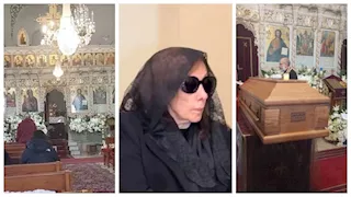 "انهيار النجمة وحضور زوجة رئيس لبنان".. 17 صورة من جنازة هلي ابن فيروز 