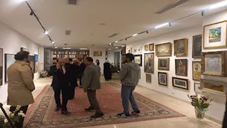 بالصور.. افتتاح متحف الفنان فاروق حسني بحضور نجيب ساويرس 