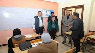 وزيرا التخطيط والزراعة ومحافظ أسوان يشيدون بمدرسة الشهامة الثانوية في إدفو