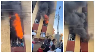 السيطرة على حريق وحدة سكنية فى المنيا -صور