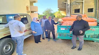 ضبط سيارة محملة بـ أسمدة مدعمة قبل بيعها في السوق السوداء بالوادي الجديد  