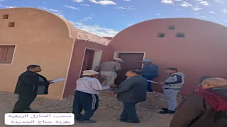 الوادي الجديد تبدأ سحب المنازل من غير المقيمين بقرية جناح الجديدة