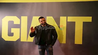 بالصور.. محمد الشرنوبي يحضر العرض الخاص لفيلم Giant