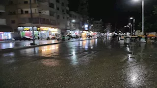 بالفيديو والصور.. موجة أمطار على البحيرة بالتزامن مع نوة الفيضة الكبرى