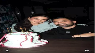 هاني سعد يحتفل بعيد ميلاد درة بصور وكلمات رومانسية