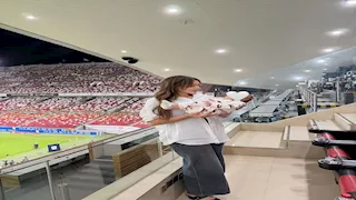 بالزي المغربي .. زوجة النني الثانية تنشر صورا جديدة لابنهما