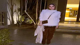 حياتي كلها.. زوجة مصطفى فتحي تستقبله بمطار القاهرة وتوجه له رسالة رومانسية