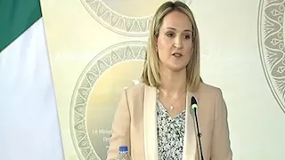 وزيرة خارجية أيرلندا تزور مراكز الهلال الأحمر بالعريش (فيديو)