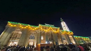 بالصور.. الآلاف يتوافدون لإحياء الليلة الختامية لمولد السيدة زينب