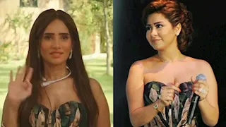بالصور- شيرين عبد الوهاب وزينة بنفس الفستان والجمهور يعلق