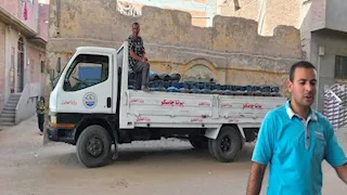 تموين المنوفية يداهم مزرعة دواجن بالسادات ويضبط 100 أسطوانة غاز مدعمة