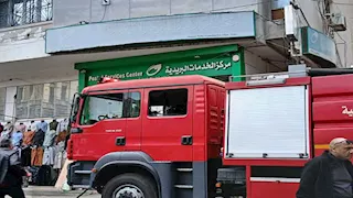 السيطرة على حريق محدود في سنترال المنشية بالإسكندرية - صور