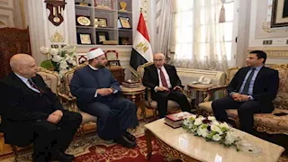 رئيس محكمة النقض يستقبل الأمين العام للمجلس الأعلى للشؤون الإسلامية