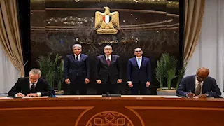 مدبولي يشهد توقيع اتفاقية مشروع ريكسوس مركز التجارة العالمى بالقاهرة