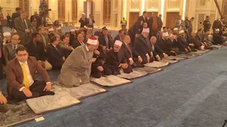 بدء احتفال الأوقاف بذكرى الإسراء والمعراج بمسجد العزيز الحكيم بالمقطم