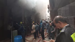 اندلاع حريق بعقار سكني من 5 طوابق بطلعة المرج في القليوبية