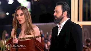 أحدث ظهور لـ وفاء الكيلاني في حفل "Joy Awards" بعد غياب