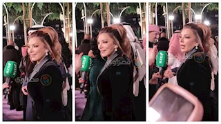 أصالة تساند شيرين عبدالوهاب أثناء حضورها joy awards: شدي عزمك يا بنت (صور)