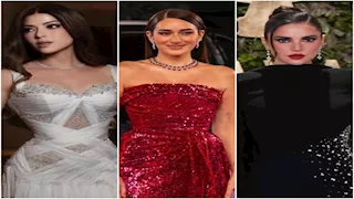 فساتين بفتحة ساق جريئة.. 15 صورة للنجمات في حفل  Joy Awards