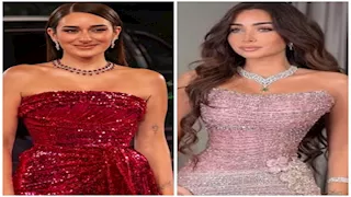 أناقة وجمال.. نجمات ظهرن بفساتين لامعة في حفل  Joy Awards 