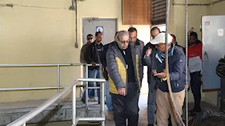 لمواجهة الأمطار.. فحص فني لمحطة "الرأس السوداء" بالإسكندرية (صور)