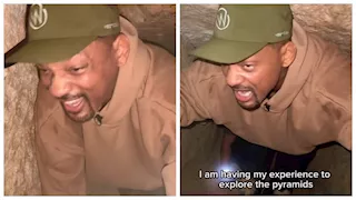 فيديو.. ويل سميث زاحفا داخل الأهرامات: مغامرة فريدة