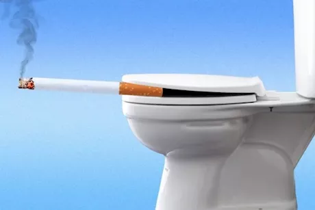 تأثير التدخين على المعدة- لماذا يسبب التبرز؟