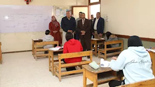 الزملوط يتفقد لجان امتحانات الشهادة الإعدادية 