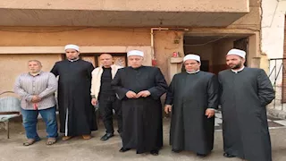 منطقة القليوبية الأزهرية تقدّم واجب العزاء في ضحايا حادث تسريب الغاز ببنها (صور)