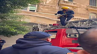 لماذا استنفرت البيئة والحماية المدنية لإنقاذ بومة الإسكندرية مكسورة الجناح؟ -فيديو وصور