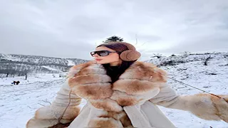 "وسط الجليد".. رانيا منصور تنشر صور من رحلتها إلى تركيا