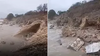 الفيضانات تكشف عن آثار مطمورة من نيابوليس التاريخية شرقي تونس