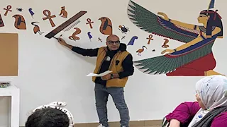 ورشة تعليمية للأطفال تكشف أسرار الكتابة عبر العصور بمتحف شرم الشيخ (صور)