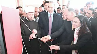 بالصور.. وزيرا الأوقاف والمجالس النيابية يفتتحان مسجد أم صابر بالبحيرة 