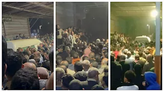 تشييع جثامين أم وأطفالها الأربعة بقرية كفر شبرا زنجى فى المنوفية -صور